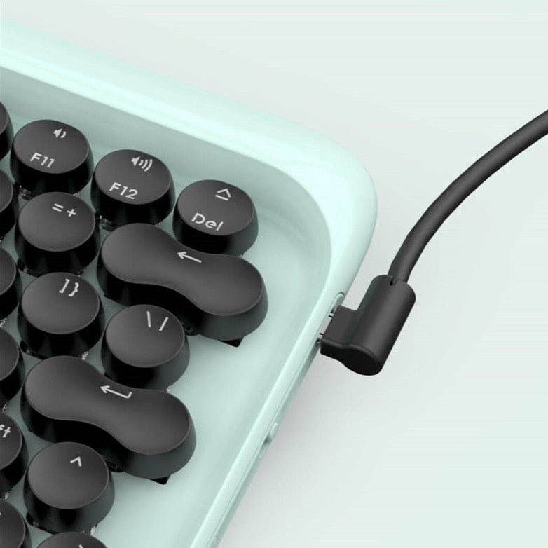 LOFREE® Retro Mechanical Keyboard - Wireless Gaming Keyboard for PC , Laptop , Tablet & Phone