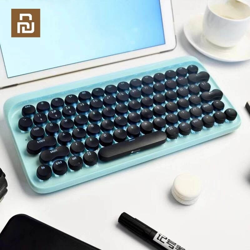 LOFREE® Retro Mechanical Keyboard - Wireless Gaming Keyboard for PC , Laptop , Tablet & Phone