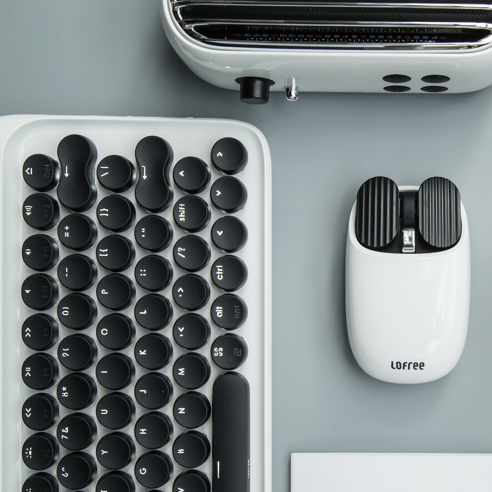LOFREE® Retro Mechanical Keyboard - Wireless Gaming Keyboard for PC , Laptop , Tablet & Phone
